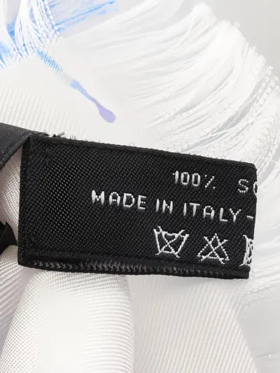 Pre-owned Chanel 1986- 1988 Coco Mark Stall Shawl In White