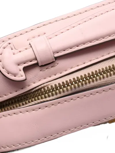 Pre-owned Louis Vuitton 2019 Saintonge Damier Azur Shoulder Bag In Pink