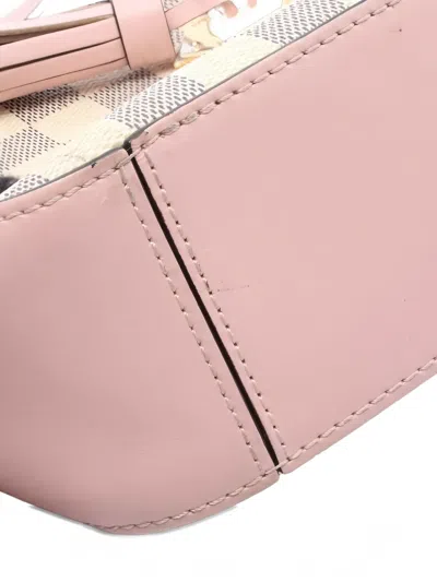 Pre-owned Louis Vuitton 2019 Saintonge Damier Azur Shoulder Bag In Pink