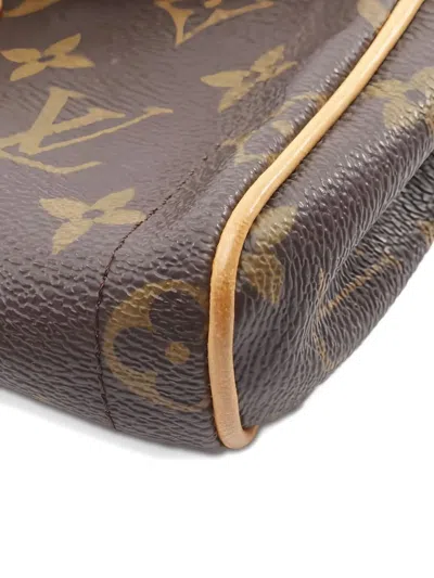 Pre-owned Louis Vuitton 2010s Pochette Beverly Monogram Canvas Shoulder Bag In Brown