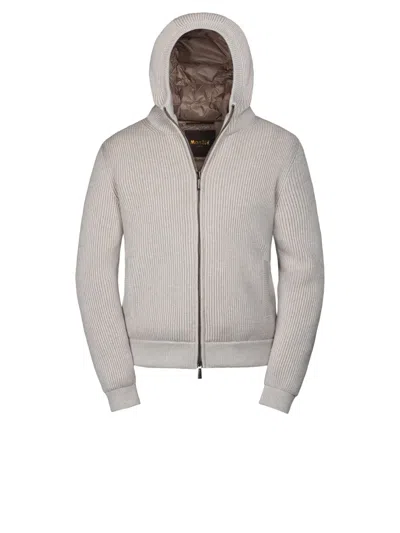 Moorer Misone-cw1 Hooded Jacket In Multi