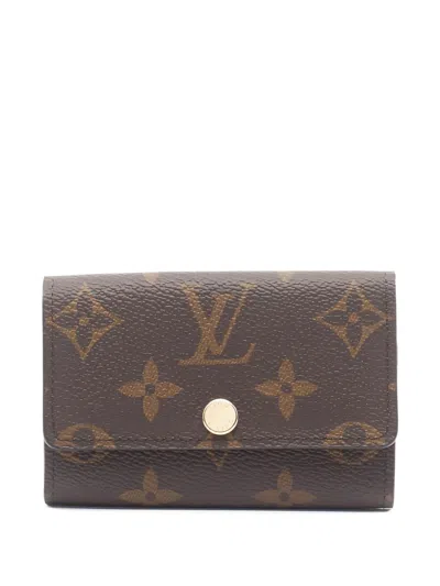 Pre-owned Louis Vuitton 2020s 6 Monogram Key Case In Brown