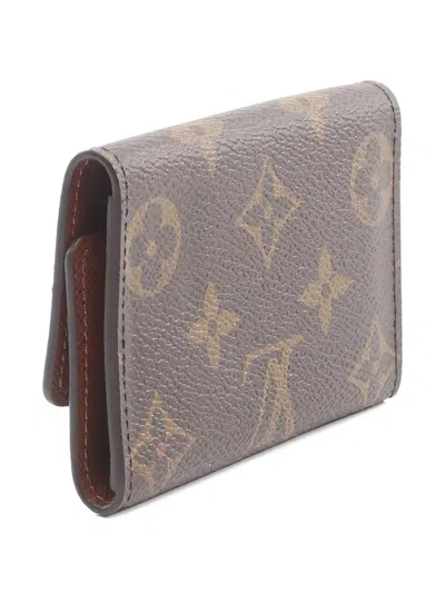 Pre-owned Louis Vuitton 2020s 6 Monogram Key Case In Brown