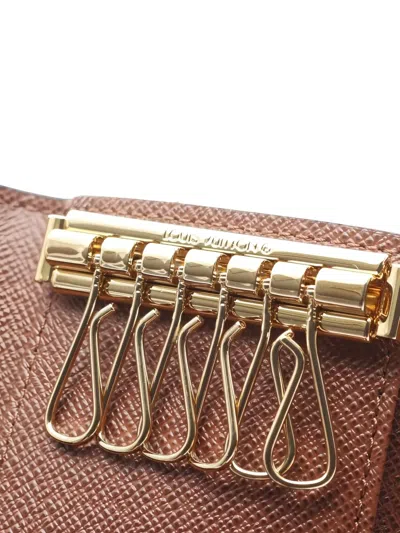 Pre-owned Louis Vuitton 2020s 6 Monogram Key Case In Brown