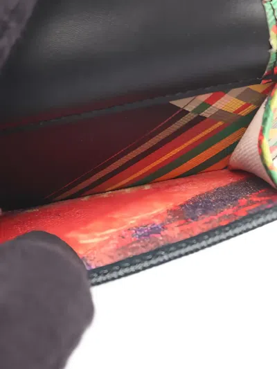 Pre-owned Vivienne Westwood 2020s Orb-plaque Flap Wallet In Neutral