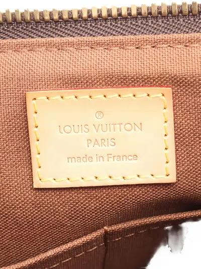 Pre-owned Louis Vuitton 2014 Palermo Pm Monogram Canvas Tote Bag In Brown