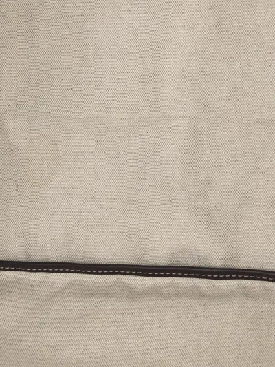 Pre-owned Goyard Saint Louis Printed Coated Canvas Gm Tote Bag In Gray