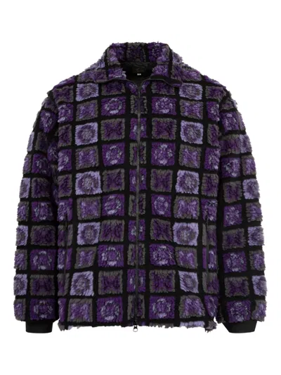 Needles Plaid Jacket In Purple