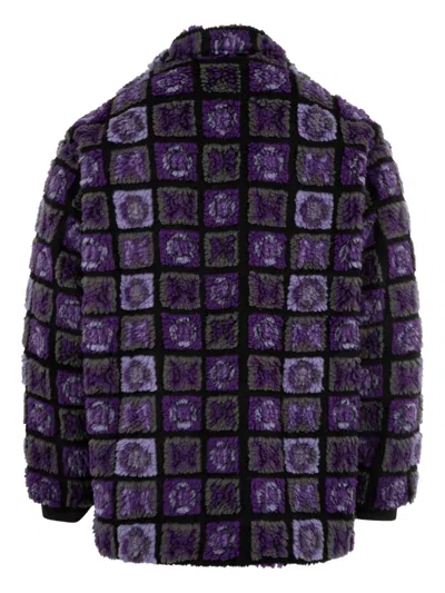 Needles Plaid Jacket In Purple