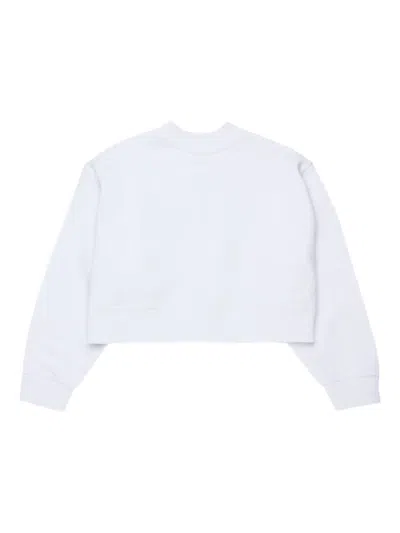 Mm6 Maison Margiela Graphic Sweatshirt In White