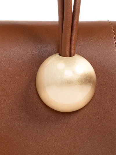 Cult Gaia Nano Kazia Cross Body Bag In Brown