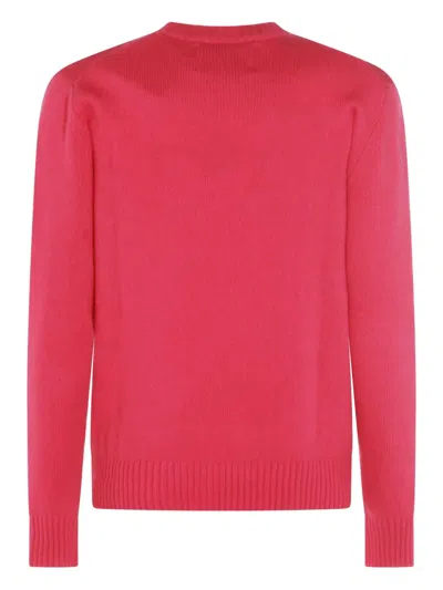 Seven Gauge Crew-neck Sweater In Animal Print