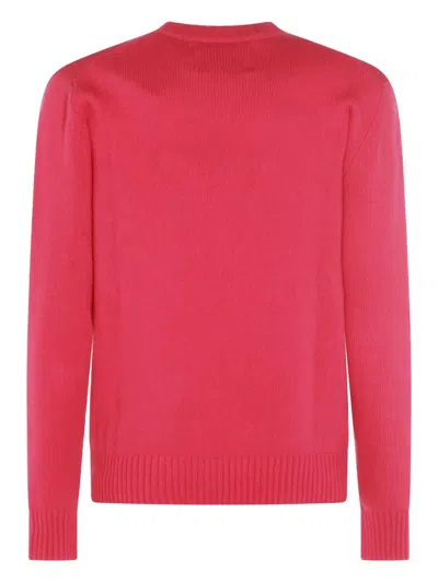 Seven Gauge Crew-neck Sweater In Animal Print