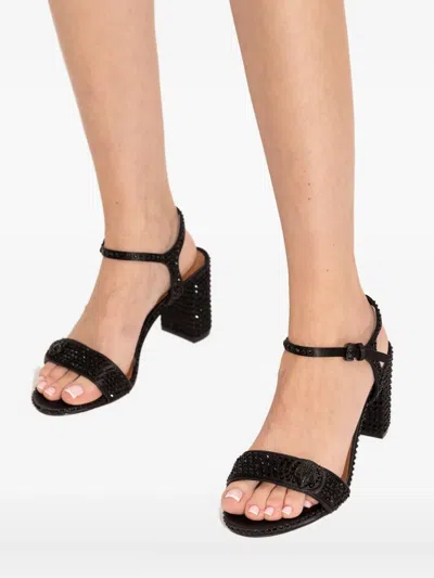 Kurt Geiger 90mm Studded Heeled Sandals In Black