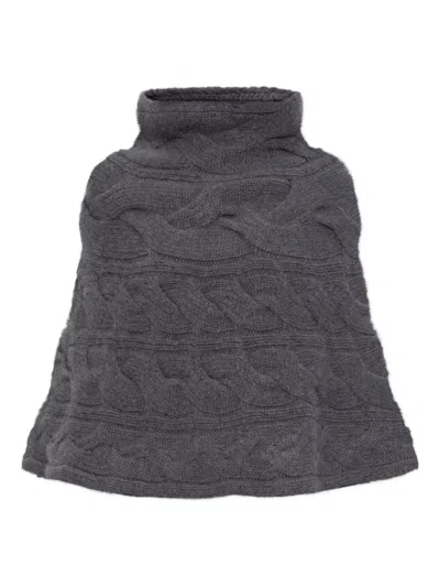 Lisa Yang Cable-knit Roll-neck Sweater In Multi