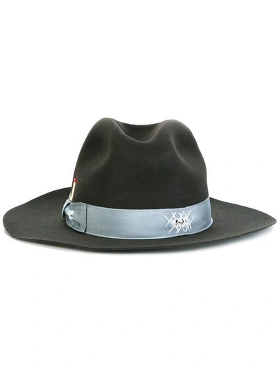 Shop Borsalino 'beaver' Hat In Grey