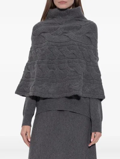 Lisa Yang Cable-knit Roll-neck Sweater In Multi