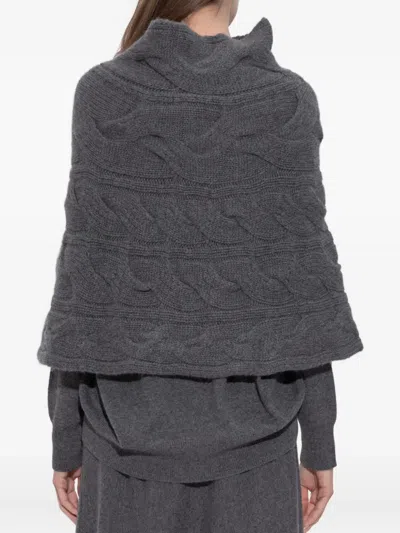 Lisa Yang Cable-knit Roll-neck Sweater In Multi