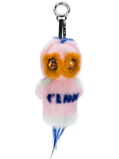 Shop Fendi Rumi Piro-chan Bag Charm In Multicolour