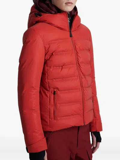 Aztech Mountain Nuke Hooded Ski Jacket In Red