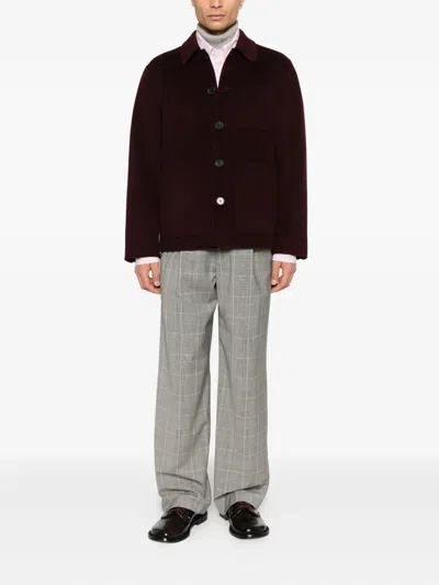 Amaranto Pocket Button Jacket In Multi