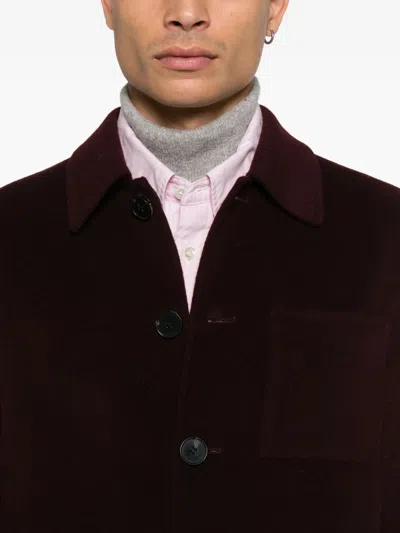 Amaranto Pocket Button Jacket In Multi