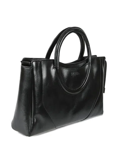 Staud Mini Maude Tote Bag In Black