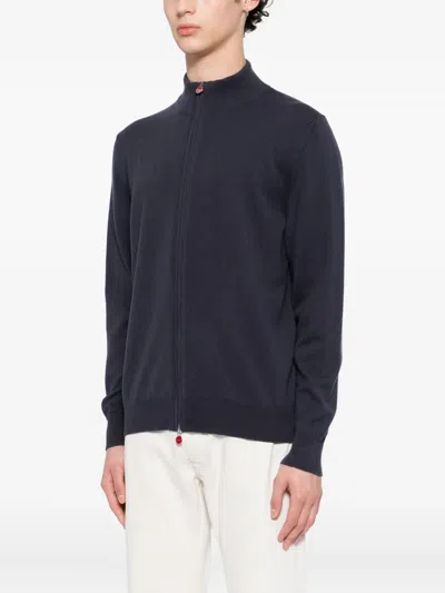 Kiton Logo-printed Jumper In Multi