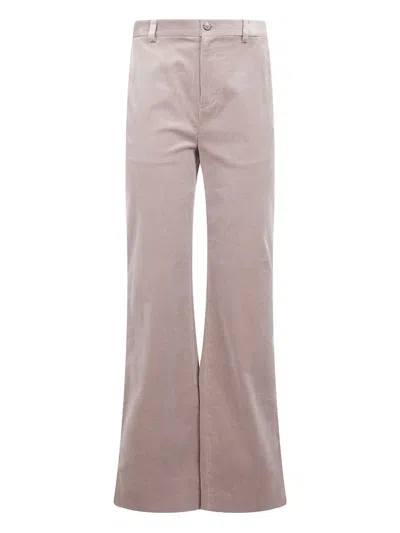 Ralph Lauren Corduroy Flared Trousers In Multi