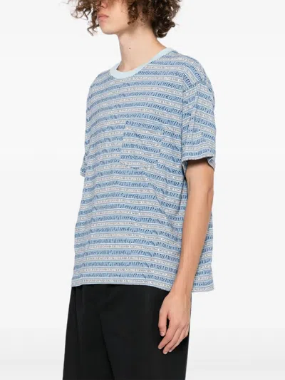 Bode Lyric T-shirt In Blue