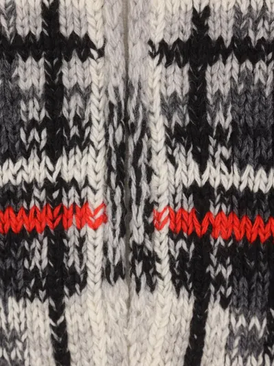 Duran Lantink Check Knit Jumpsuit In Multi