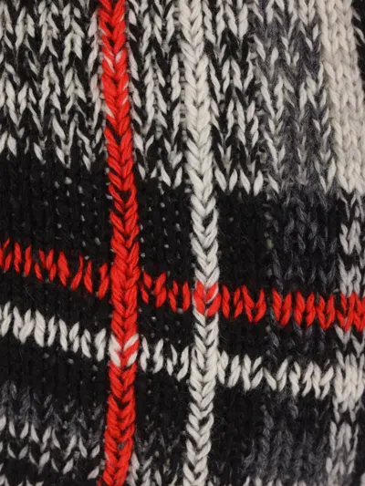 Duran Lantink Check Knit Jumpsuit In Multi