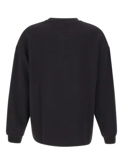 Elena Miro' Floral-sequin Sweatshirt In Black