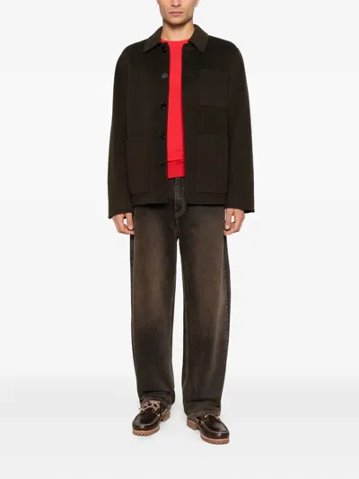 Amaranto Pocket Button Jacket In Multi