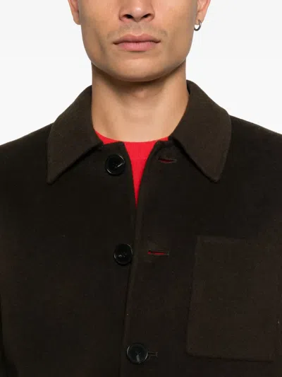 Amaranto Pocket Button Jacket In Multi