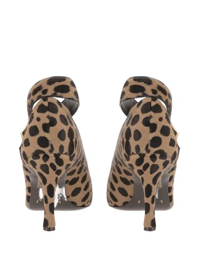 Khaite 85mm Sloan Printed Pumps In Multi