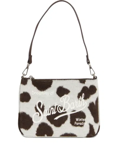Mc2 Saint Barth Parisienne Shoulder Bag In Animal Print