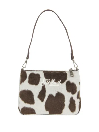 Mc2 Saint Barth Parisienne Shoulder Bag In Animal Print