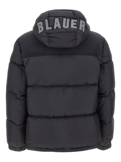 Blauer Hooded Quilted Jacket In Multi