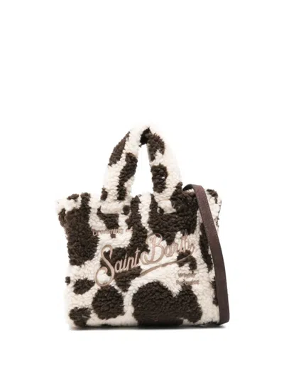 Mc2 Saint Barth Mini Vanity Tote Bag In Animal Print