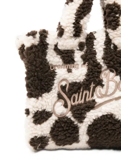 Mc2 Saint Barth Mini Vanity Tote Bag In Animal Print