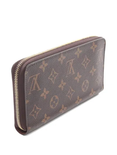 Pre-owned Louis Vuitton 2021s Monogram Zip Wallet In Brown