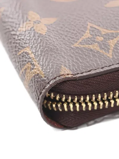 Pre-owned Louis Vuitton 2021s Monogram Zip Wallet In Brown