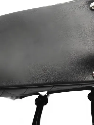 Pre-owned Chanel 2005-2006 Medium Cambon Line Tote Bag In Black