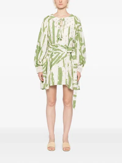 Bambah Bella Selva Dress In Green