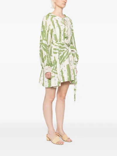 Bambah Bella Selva Dress In Green