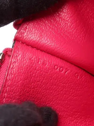 Pre-owned Hermes 2021 Strap Leather Phone Pouch In Pink