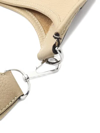 Pre-owned Hermes 2022 Evelyn 3 Pm Perforated Shoulder Bag In Neutral