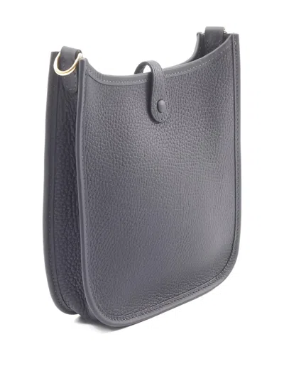 Pre-owned Hermes 2025 Evelyn Tpm Crossbody Bag In Gray