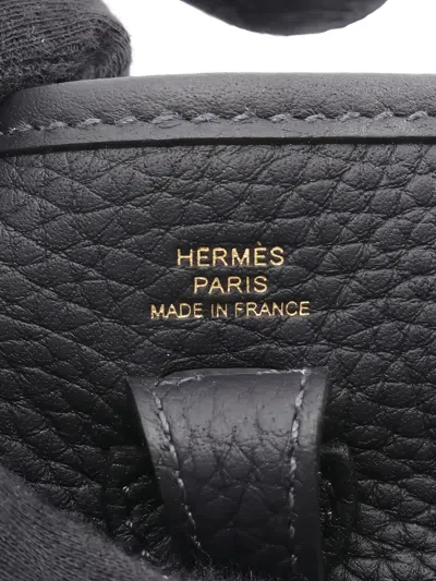 Pre-owned Hermes 2025 Evelyn Tpm Crossbody Bag In Gray